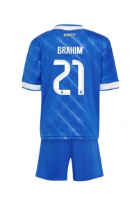 Real Madrid Brahim Diaz #21 Jalkapallovaatteet Lasten Kolmas peliasu 2025-26 Lyhythihainen (+ Lyhyet housut)